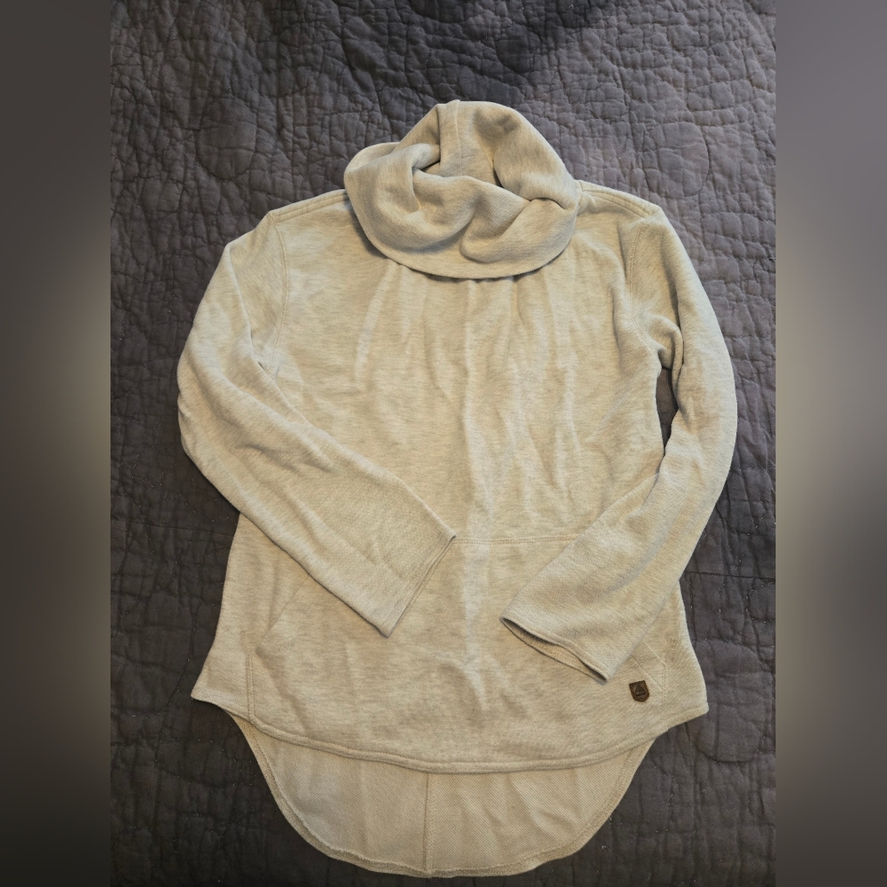 Burton Cream Cowl Neck Sweater